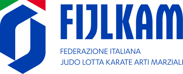 Logo FIJLKAM, Federazione Italiana Judo Lotta Karate Arti Marziali